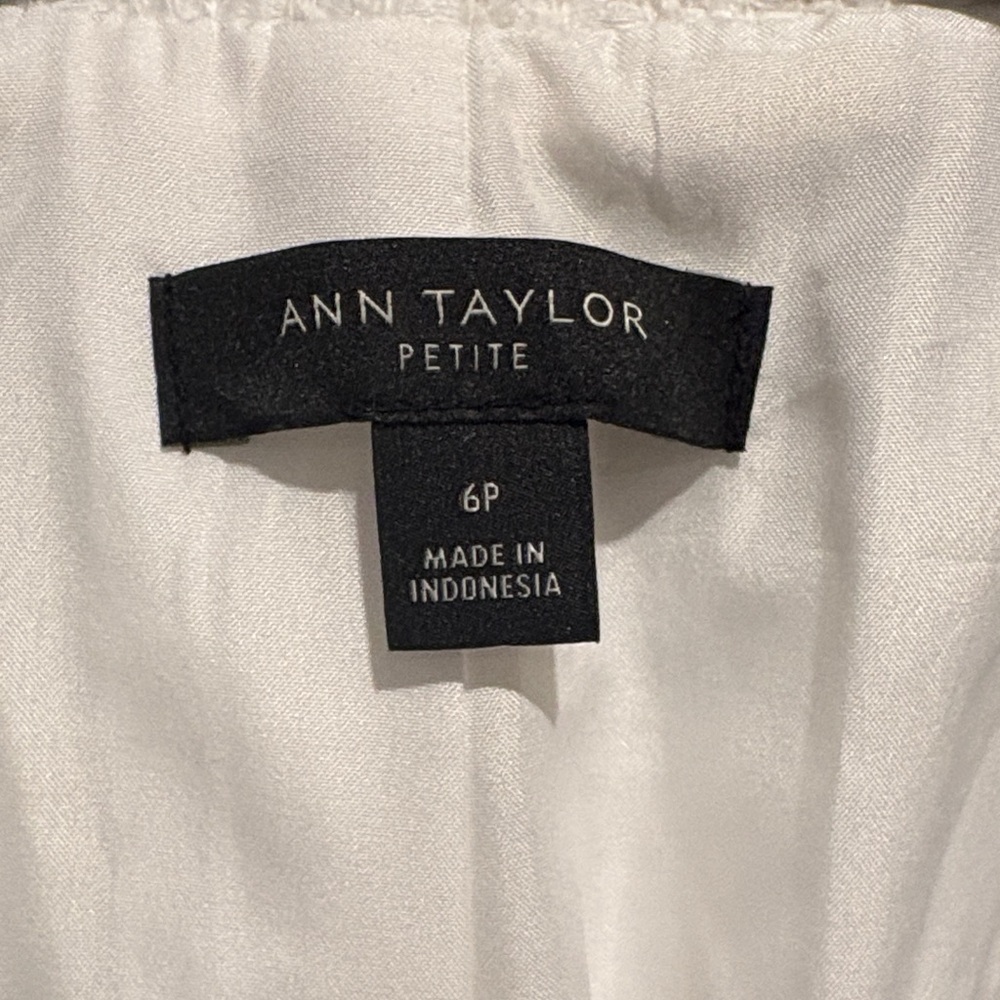 Ann Taylor Ivory Textured Tweed Blazer - Picture 4 of 14